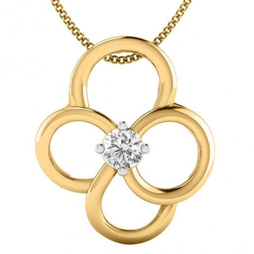 Scallop whirl pendant