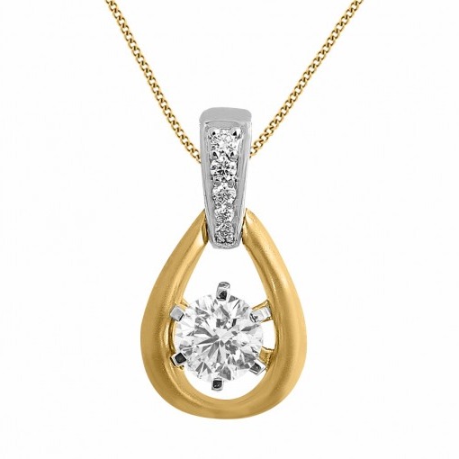 Sparkling pear pendant