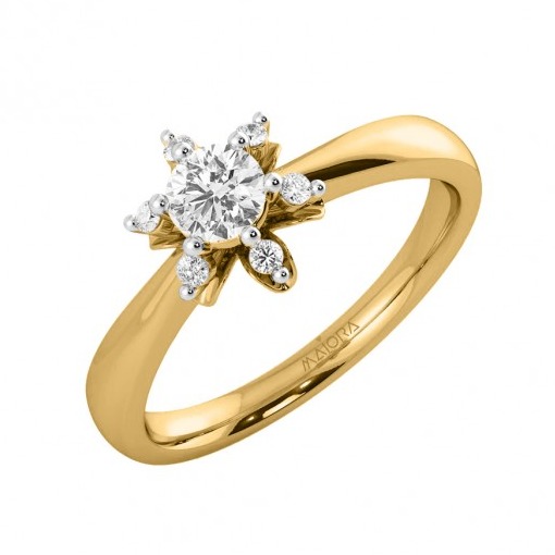 Floret diamond ring