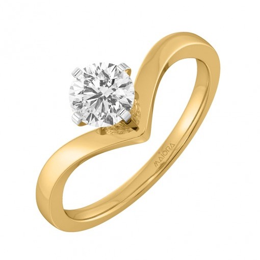 Faux heart ring