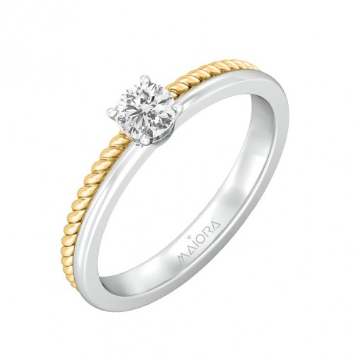 Computative solitaire ring