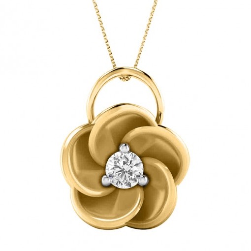 Swirl twist pendant
