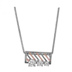 The tinted belle multi-look pendant vvs yellow 14k