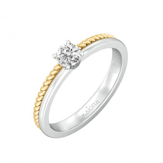 Computative solitaire ring