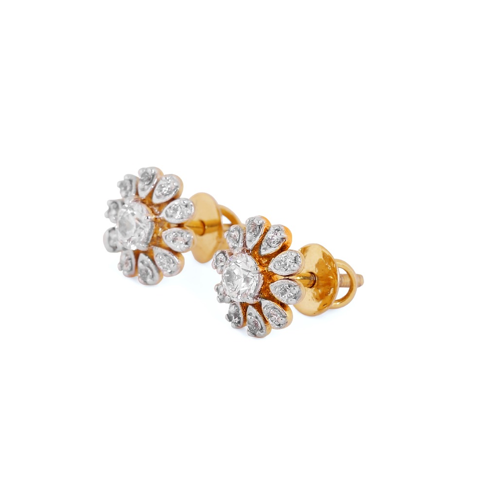 Classic floral earrings - Image 4