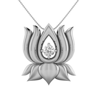 Lotus gold pendant