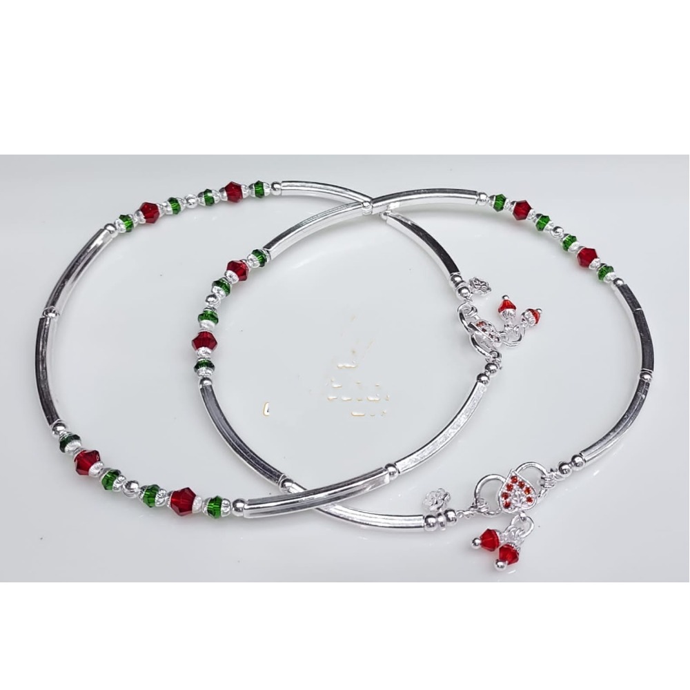 925 silver fancy leg payal
