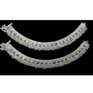 925 silver fancy bridal payal