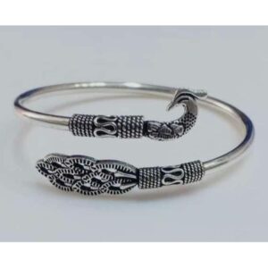 925 silver peacock design adjustable kada
