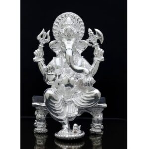 925 silver ganpati moorti