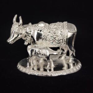 925 Silver Cow Bachda Idol