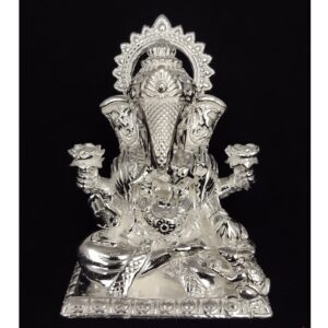 925 solid ganpati moorti