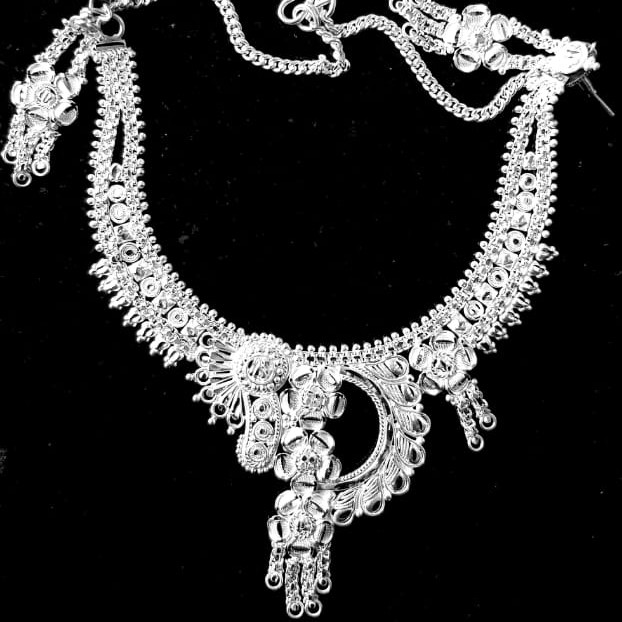 999 Silver Katak Design Short Haar