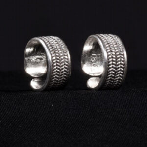 Silver Modern Design Toe Rings