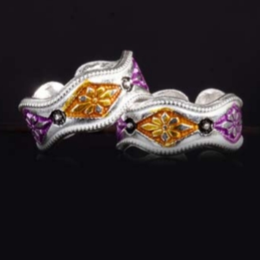 Silver Enduring Design Toe Rings