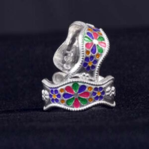 Silver Dazzling Design Toe Rings