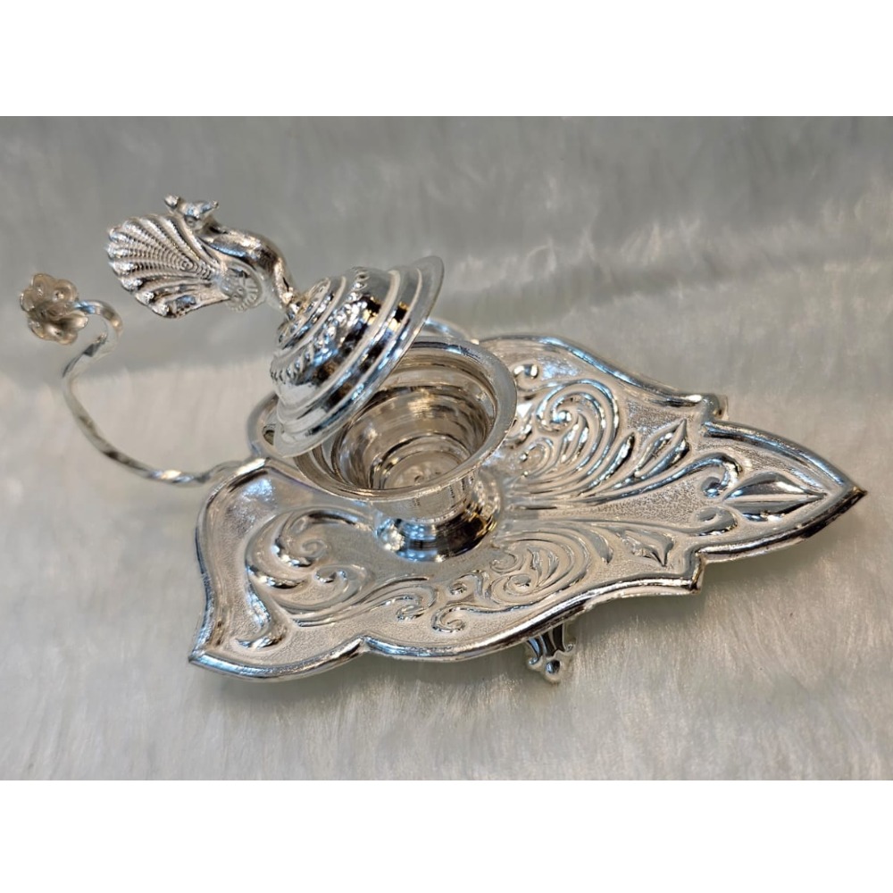 Silver Peacock Design Kankuvati