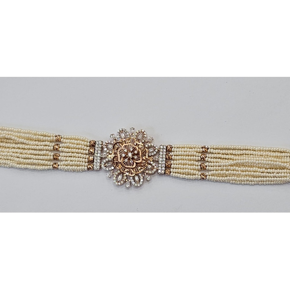 916 Gold Flower Design Stylish Bracelet