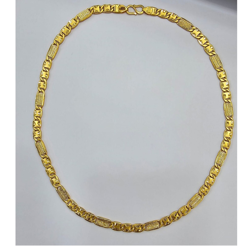 916 Gold Designer Gents Chain