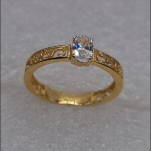 18Kt Gold Fancy Diamond Ring