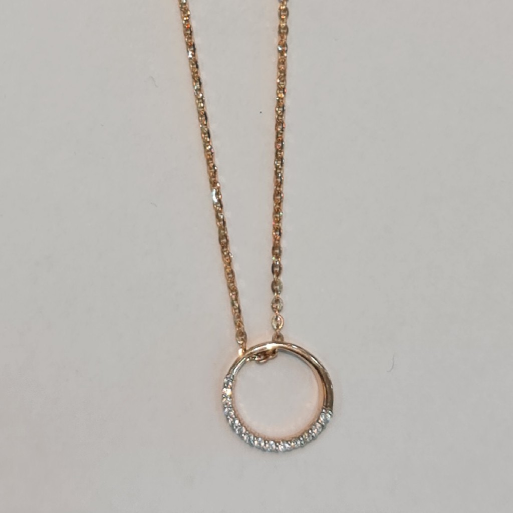 18 KT Italian Chain With Pendant