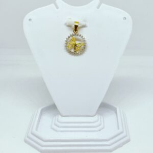 18 KT 750 Hallmark fancy diamond Butterfly Pendent