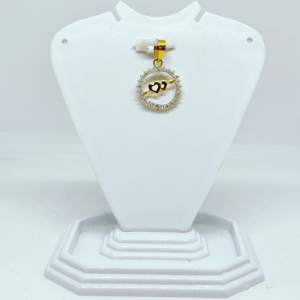 18 KT 750 Hallmark fancy delicate heart diamond Pendent - Image 2