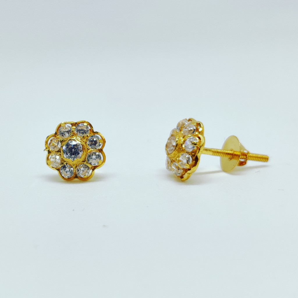 18 KT 750 Hallmark fancy delicate round diamond Ladies Top - Image 2