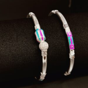925 Sterling Silver ladies Fancy Bangles