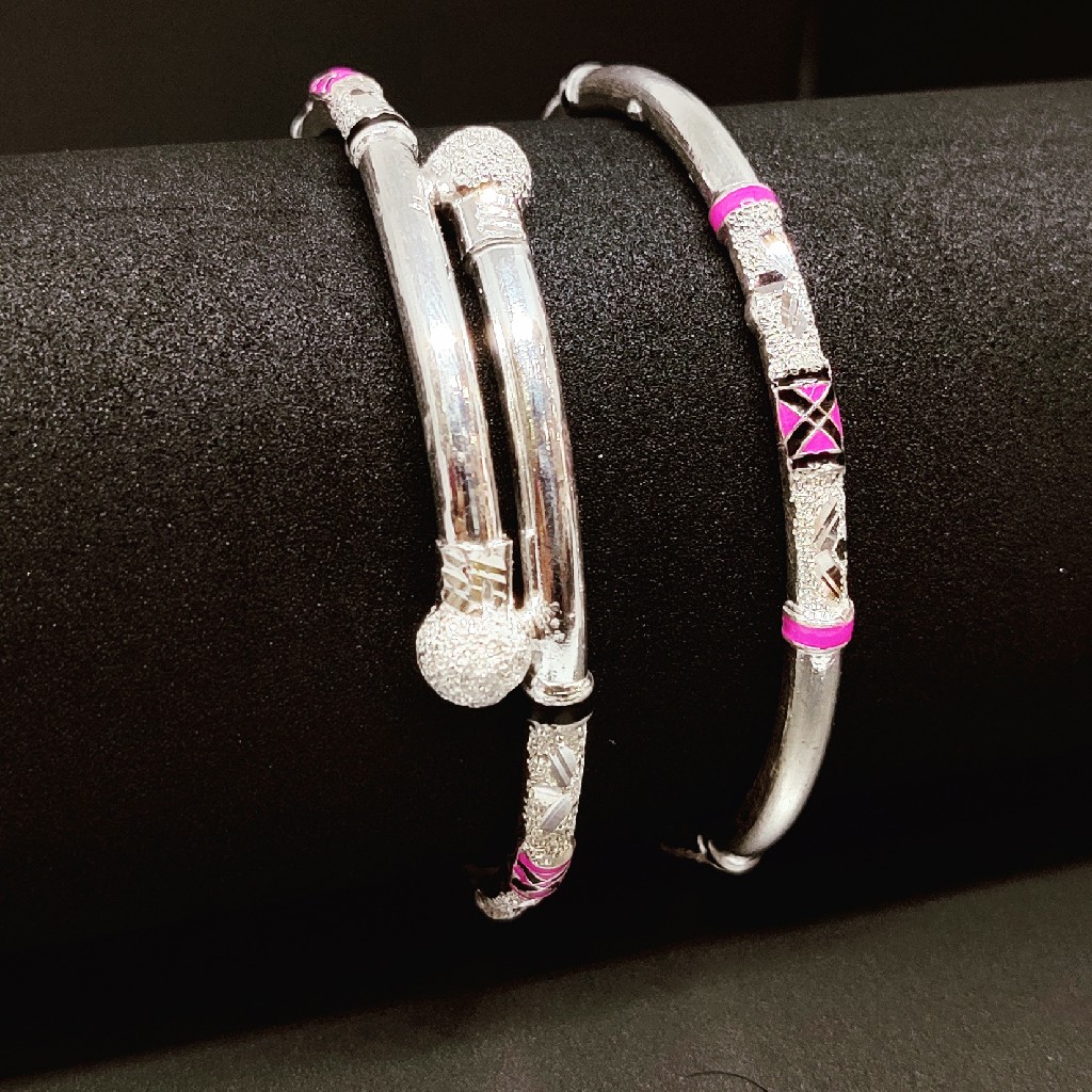925 Sterling Silver ladies Fancy Bangles - Image 2