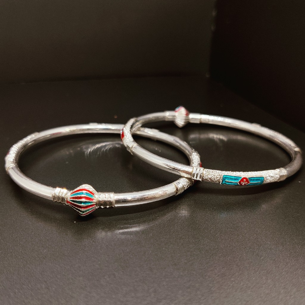 925 Sterling Silver ladies Fancy Bangles - Image 3
