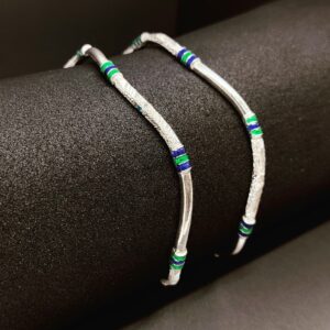 925 Sterling Silver Zikzak Ladies Bangles