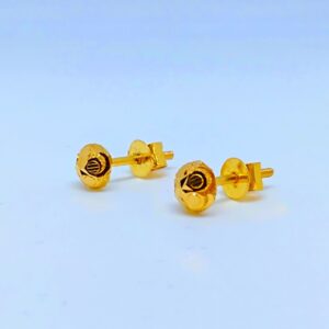 22 KT 916 Hallmark Rava style plain Ladies Earring
