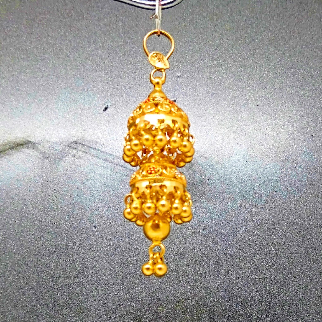 22 KT 916 Hallmark 2 Layer women jumkas - Image 3