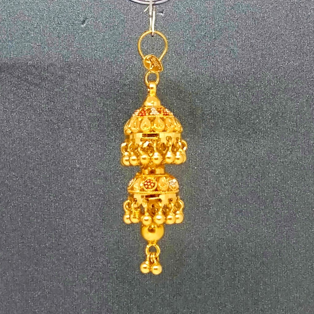 22 KT 916 Hallmark 2 Layer women jumkas - Image 2