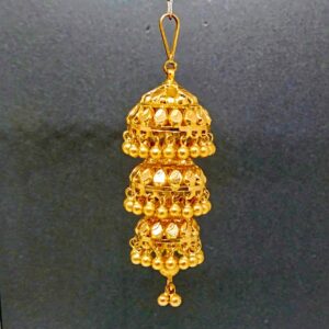 22 KT 916 Hallmark 3 layer women  Jhumka