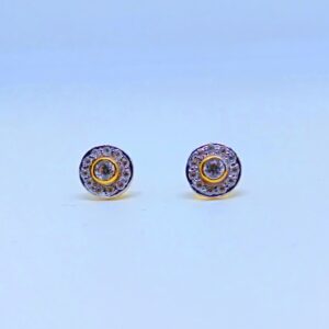 18 KT Hallmark fancy delicate round diamond Baby Top