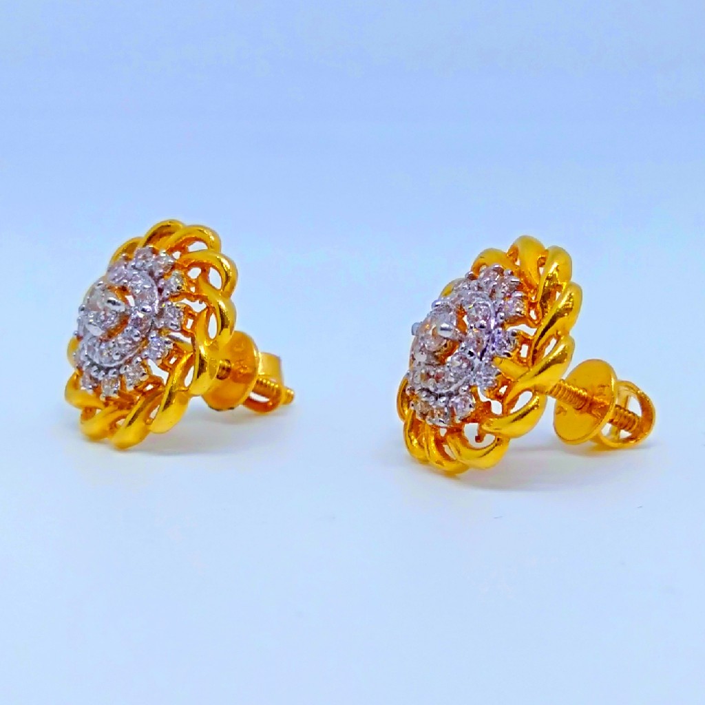 22 KT 916 Hallmark fancy round Diamond Ladies Top - Image 3