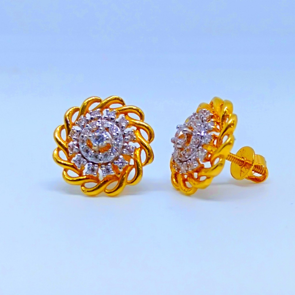 22 KT 916 Hallmark fancy round Diamond Ladies Top - Image 2