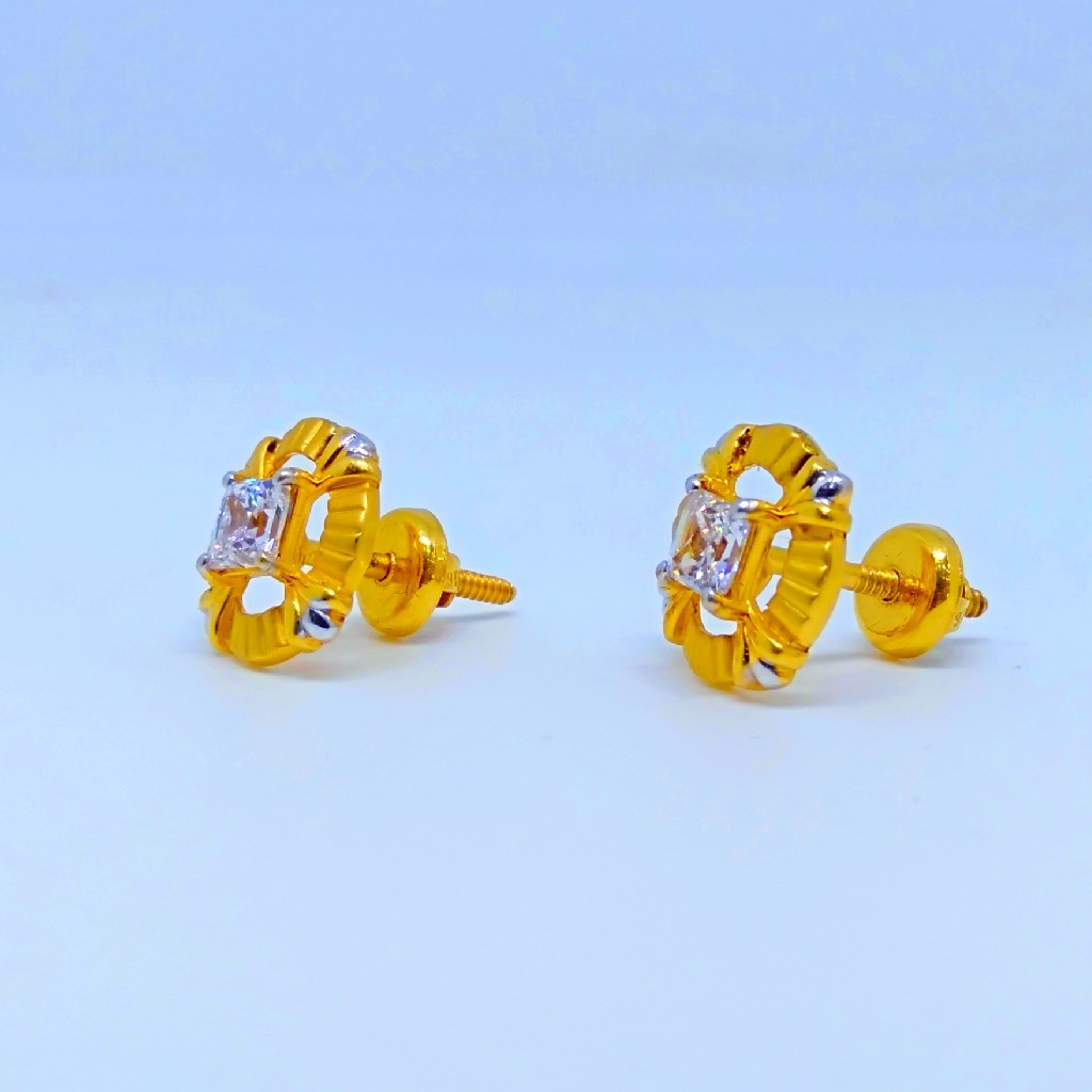 22 KT 916 Hallmark round single diamond Tops - Image 3