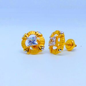 22 KT 916 Hallmark round single diamond Tops