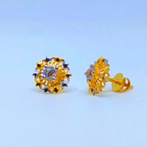 18 KT Hallmark fancy round Tops