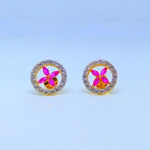 18 KT Hallmark fancy flower Ladies Top