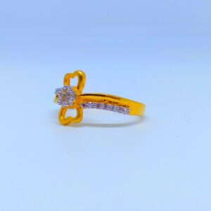 22 KT 916 Hallmark butterfly  fancy Ladies diamond ring