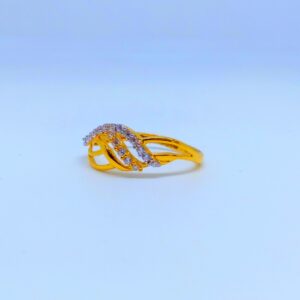 22 KT 916 Hallmark fancy Ladies diamond ring