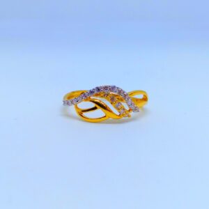 22 KT 916 Hallmark fancy Ladies diamond ring