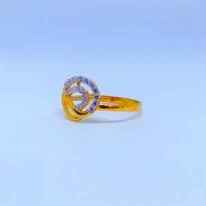 22 KT 916 Hallmark fancy laides diamond ring