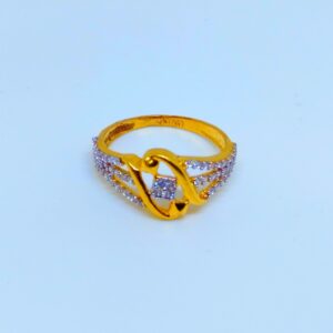 22 KT 916 Hallmark fancy wedding ladies diamond  Ring