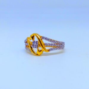 22 KT 916 Hallmark fancy wedding ladies diamond  Ring