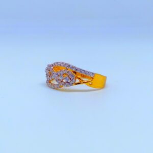 22 KT 916 Hallmark fancy Ladies diamond ring
